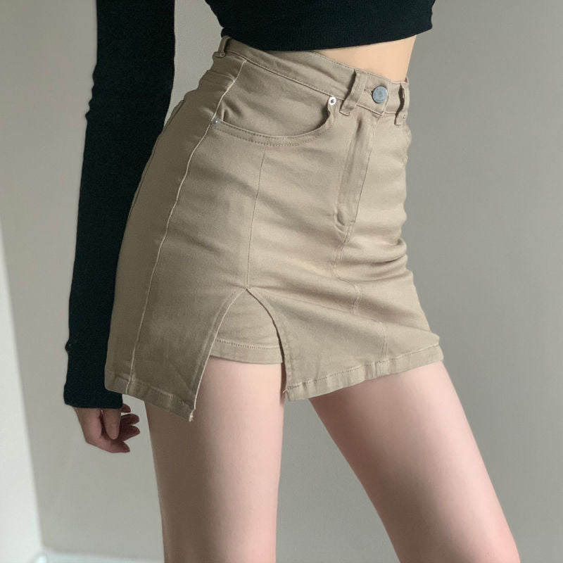 Soliverta Ultra-Stretch Denim Skort