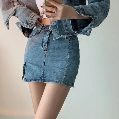 Soliverta Ultra-Stretch Denim Skort